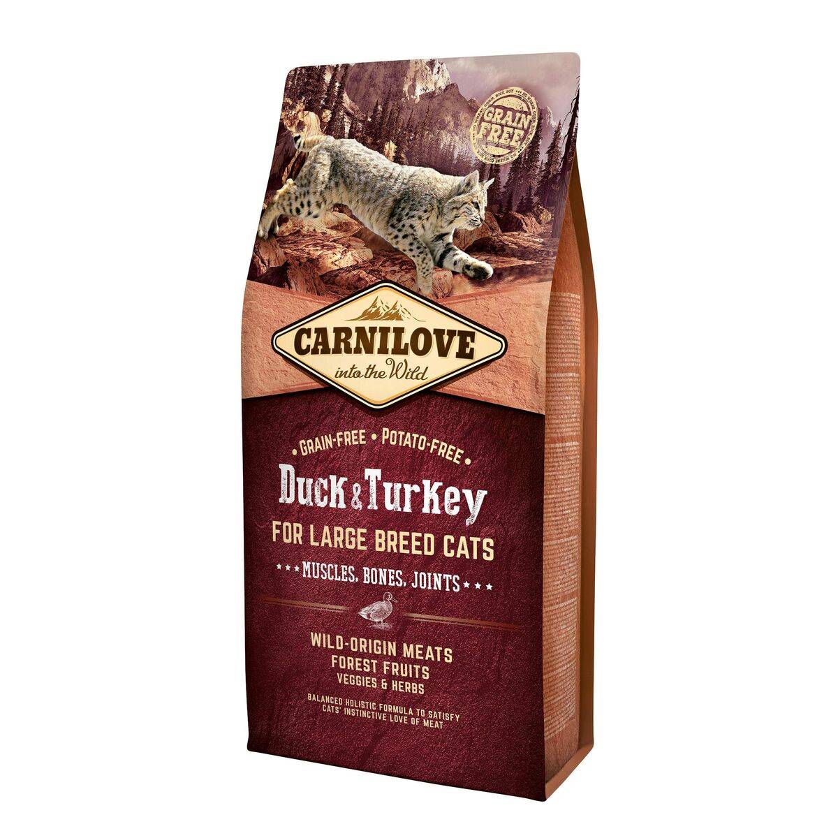 Comida para gato Carnilove Adulto Pato 6 Kg