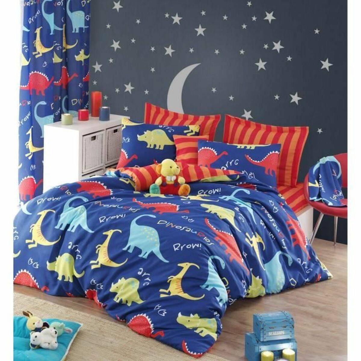 Juego de funda nórdica Azul Cama de 200 3 Piezas