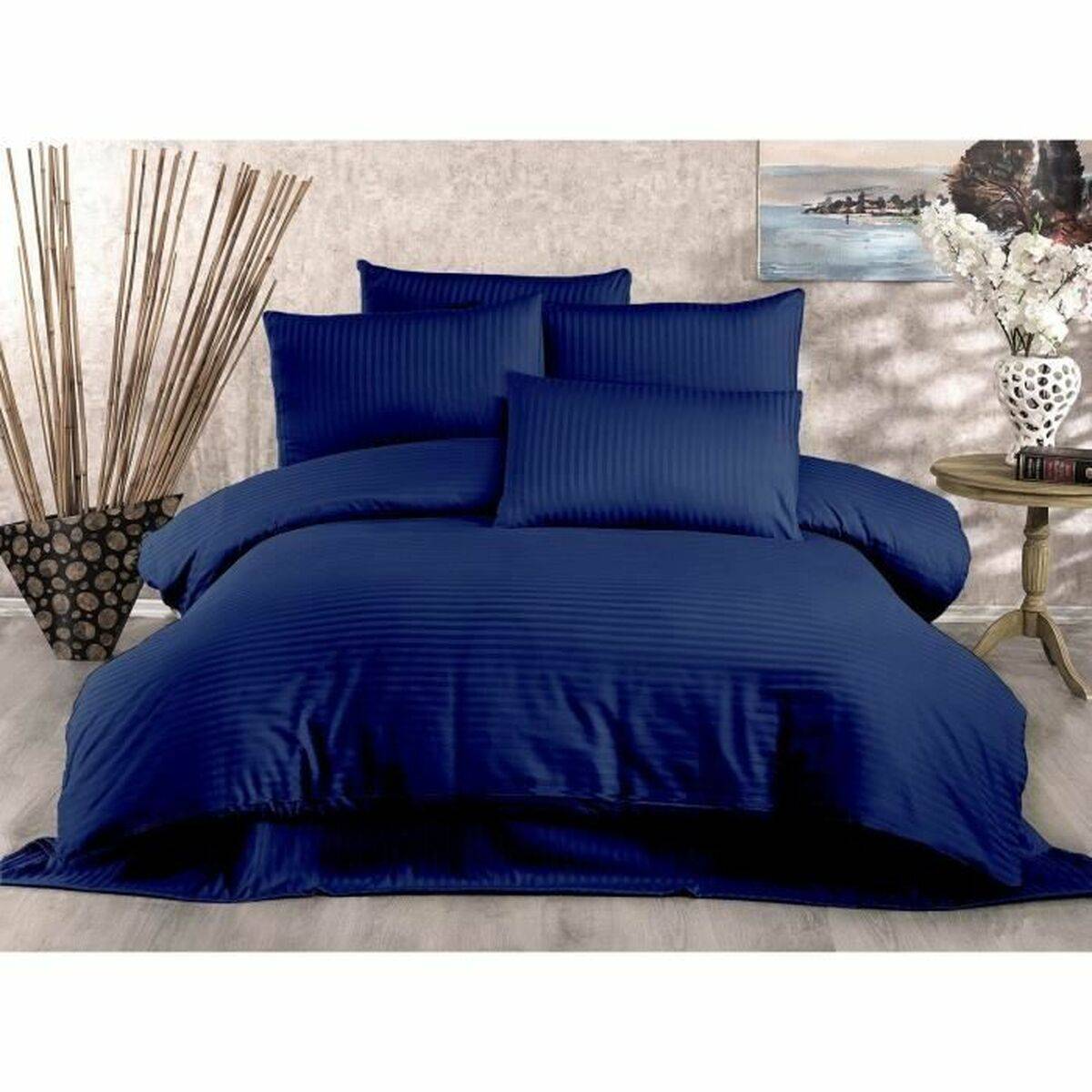 Juego de funda nórdica Azul Cama de 200 3 Piezas