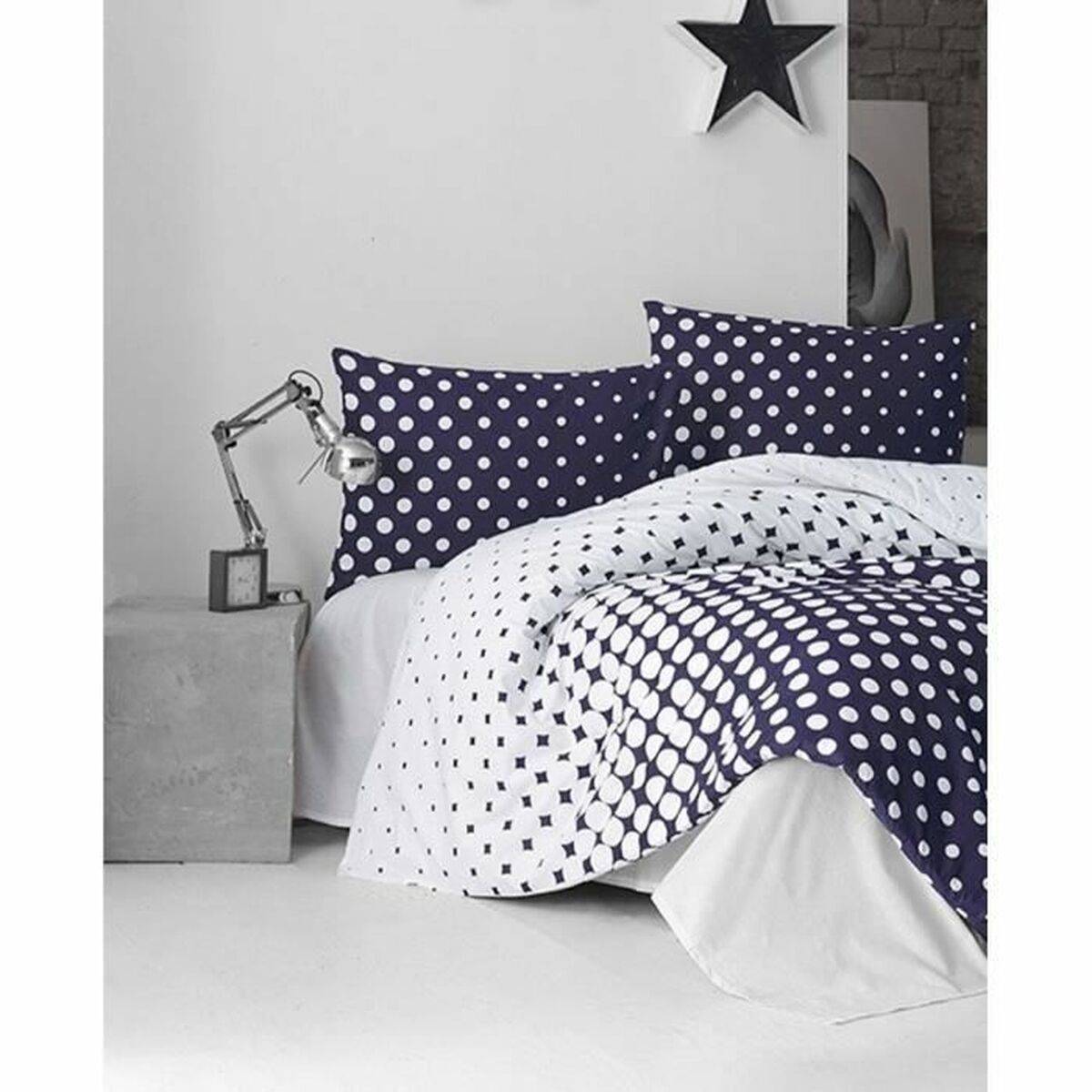 Juego de funda nórdica Azul Cama de 200 3 Piezas