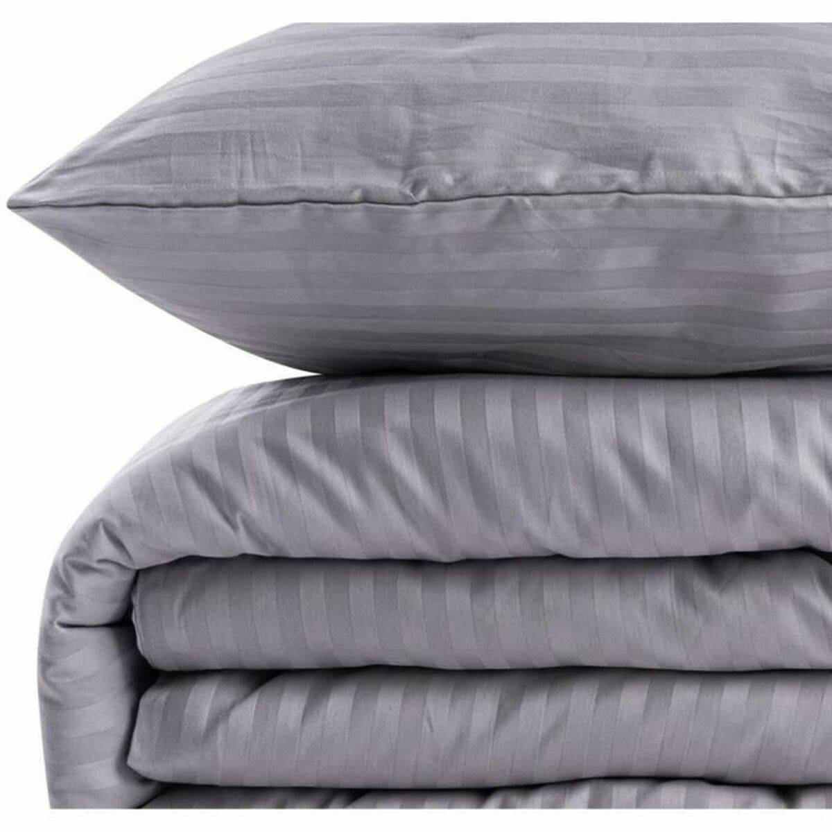 Juego de funda nórdica Gris Cama de 200 3 Piezas