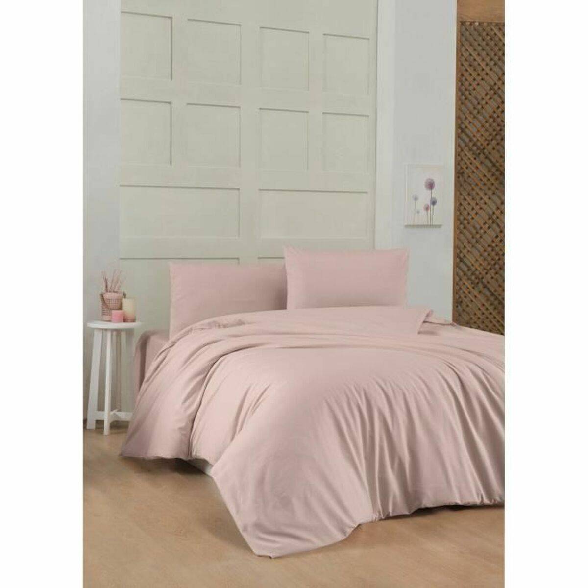 Juego de funda nórdica Marrón Cama de 200 3 Piezas