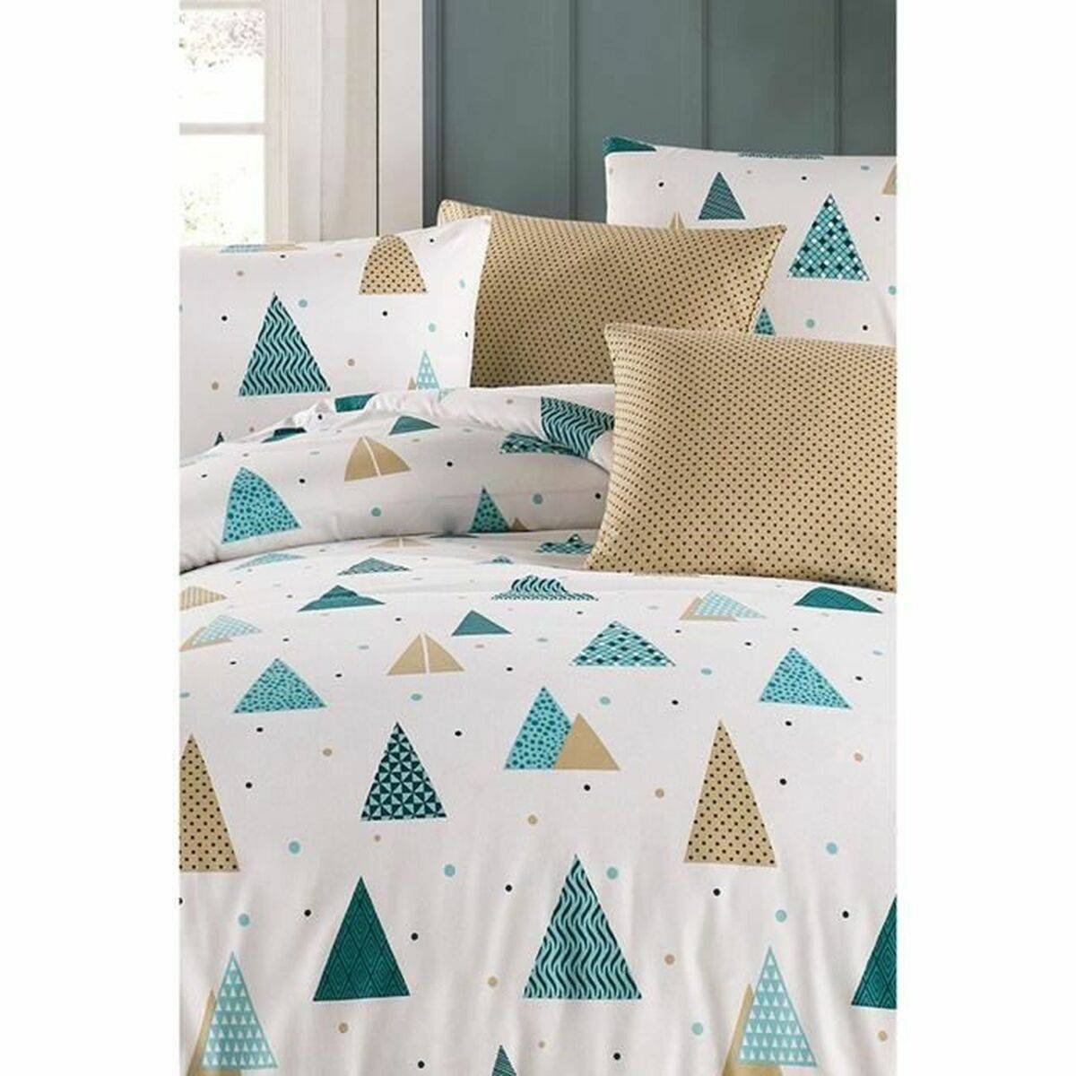 Juego de funda nórdica Blanco Cama de 200 3 Piezas