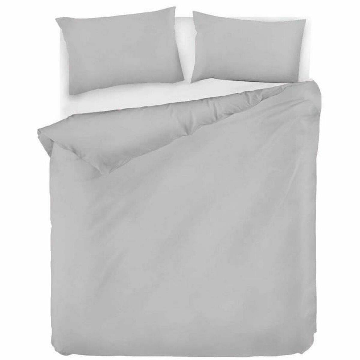 Juego de funda nórdica Gris Cama de 200 3 Piezas