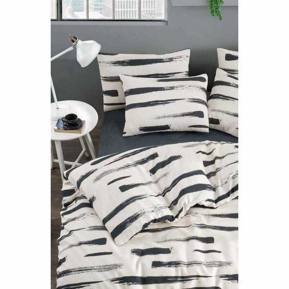 Juego de funda nórdica Blanco Cama de 200 3 Piezas