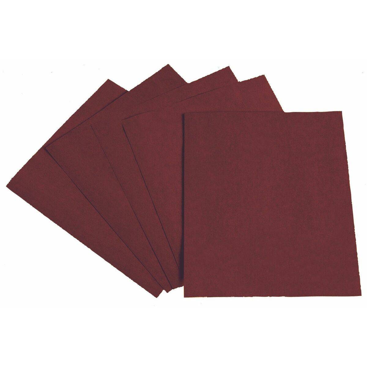 Papel de lija INTERFLEX 23 x 28 cm Óxido de aluminio 50 Unidades