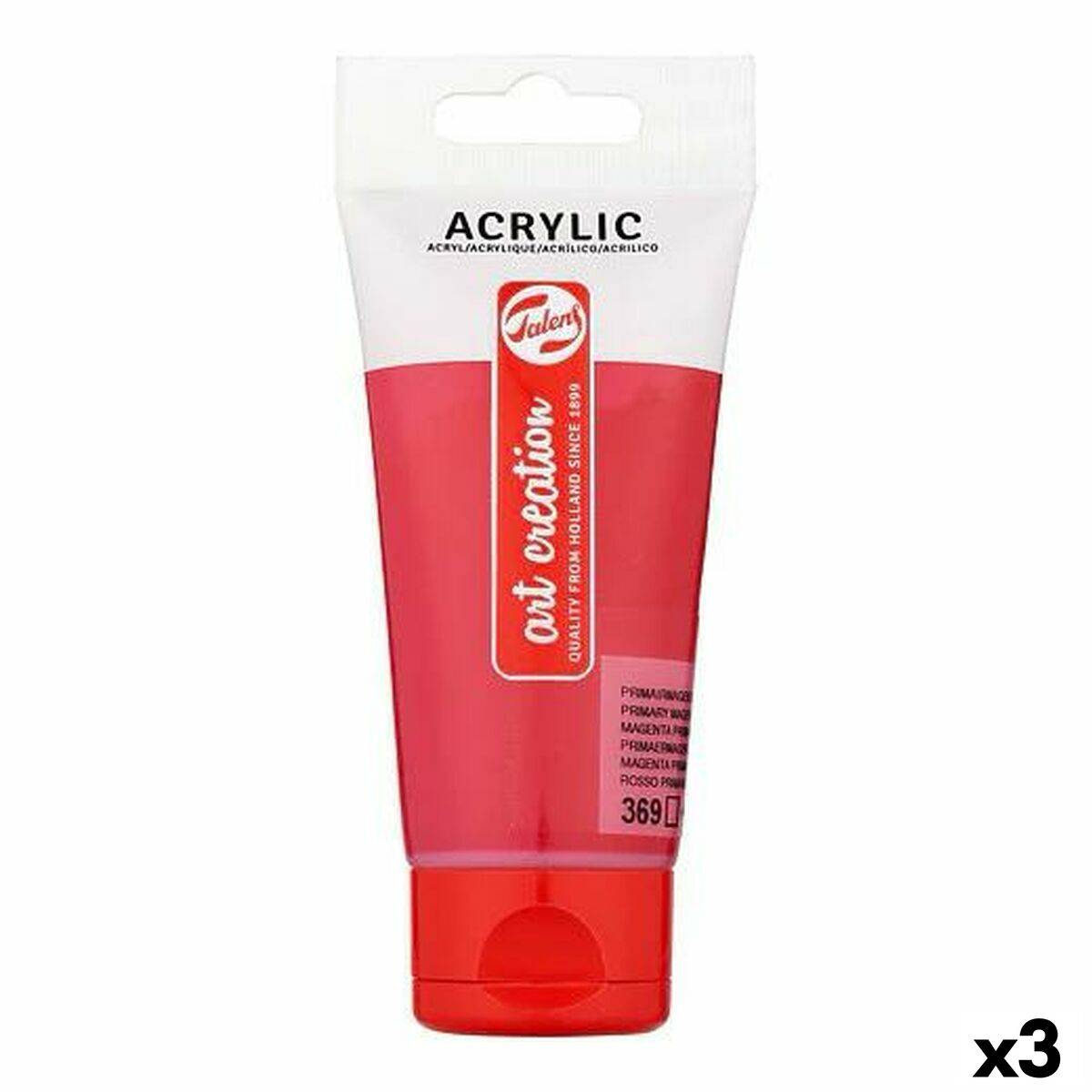 Pintura acrílica Talens Art Creation Magenta 75 ml (3 Unidades)
