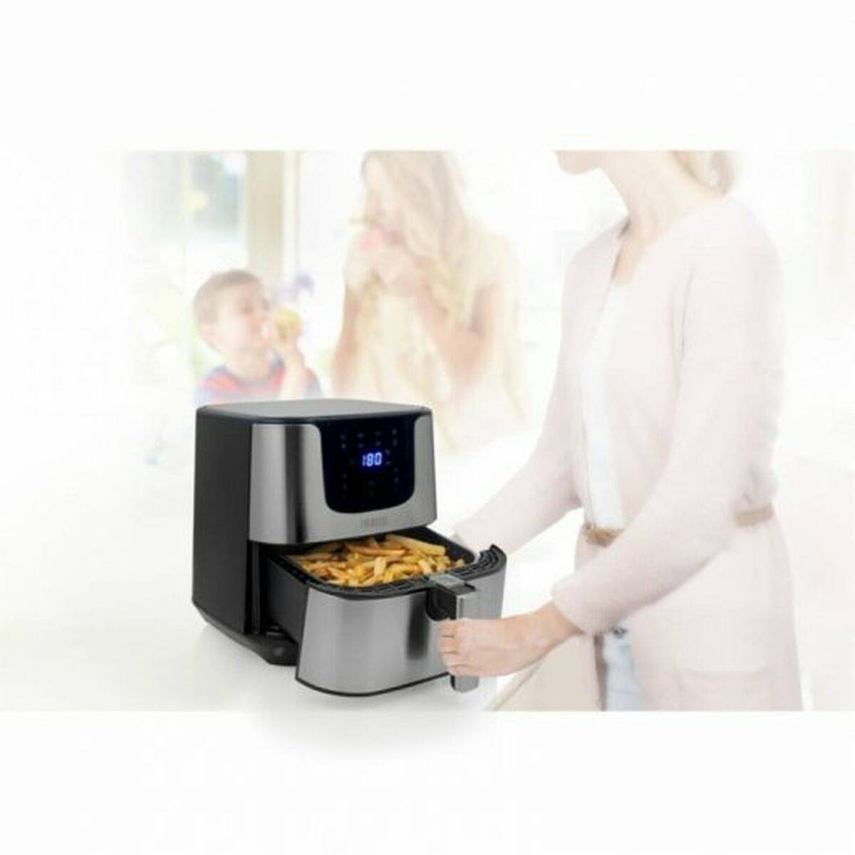 Freidora de Aire Princess 182060 1700 W 5,5 L Plateado