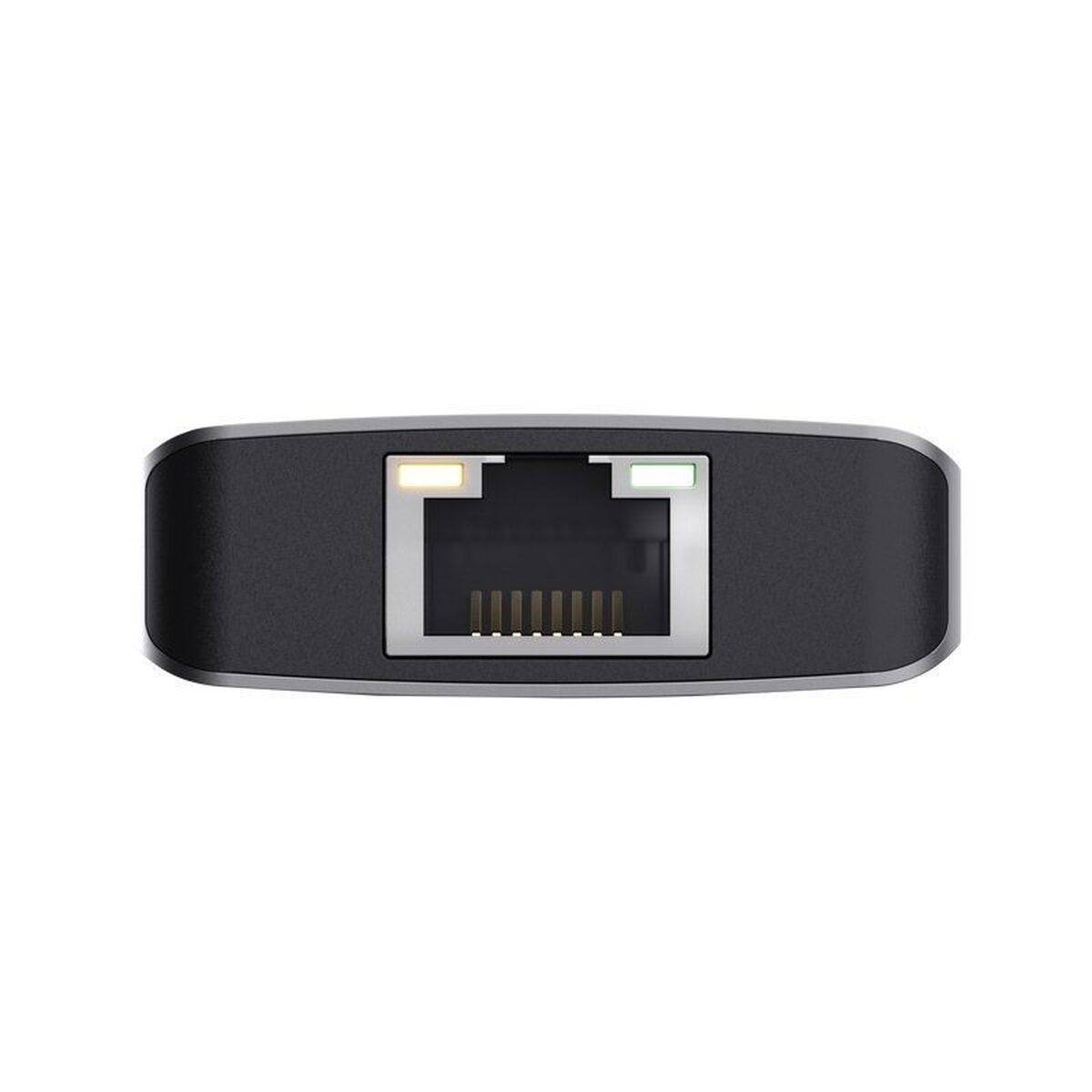 Hub USB Trust 24968 Plateado