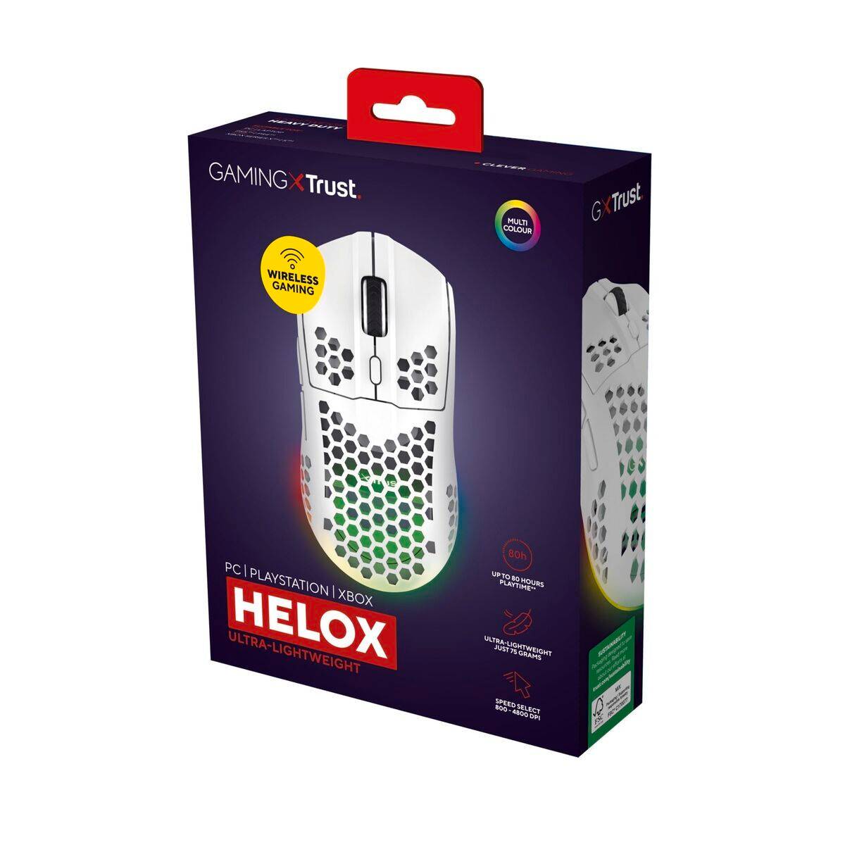 Ratón Gaming Trust GXT 929 4800 dpi Blanco
