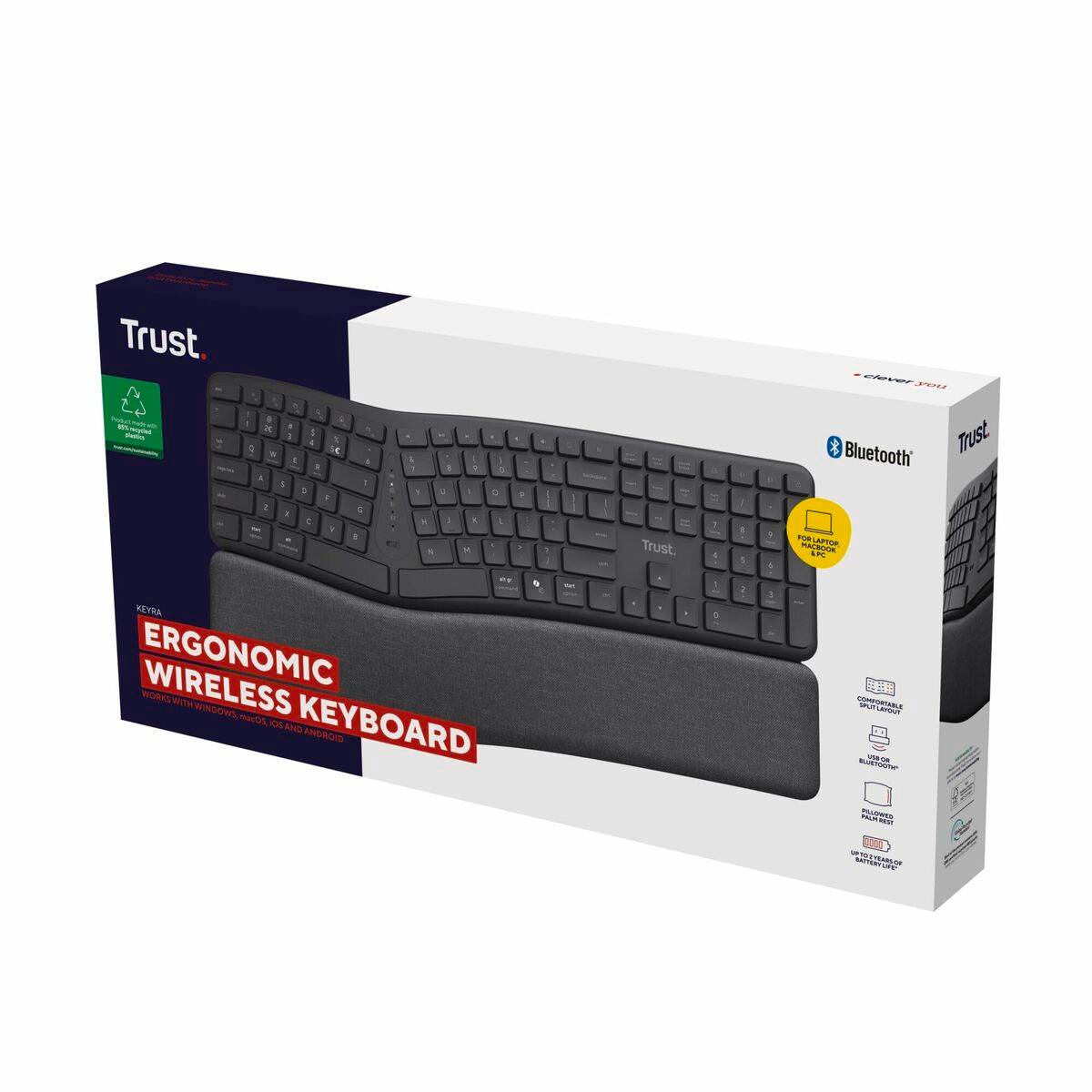 Teclado Trust 25459 Negro QWERTY