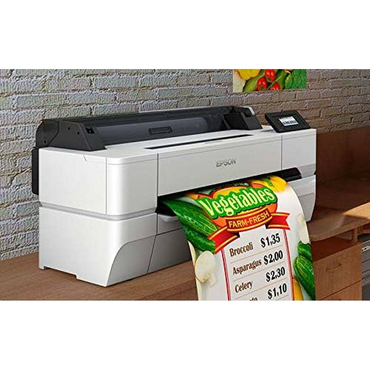 Impresora Epson GF SureColor SC-T3405N - wireless printer (No stand) 24"