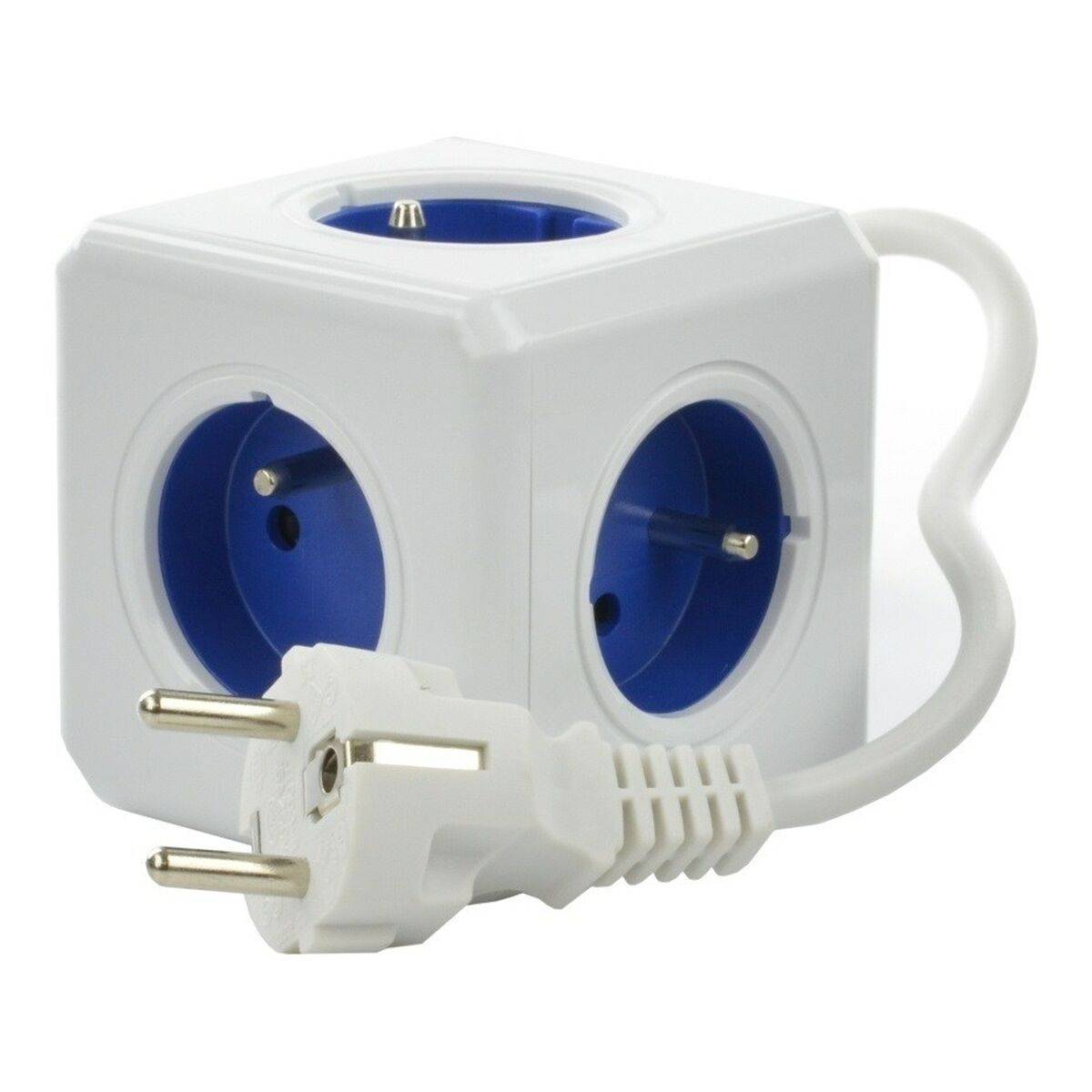 Regleta Enchufes Cubo Allocacoc 2300BL/FREXPC Azul Blanco 1,5 m