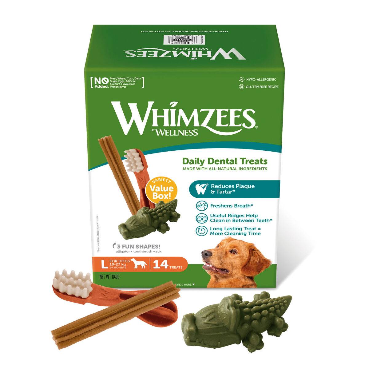 Comida húmeda Whimzees Veggie Sausage 14 Unidades