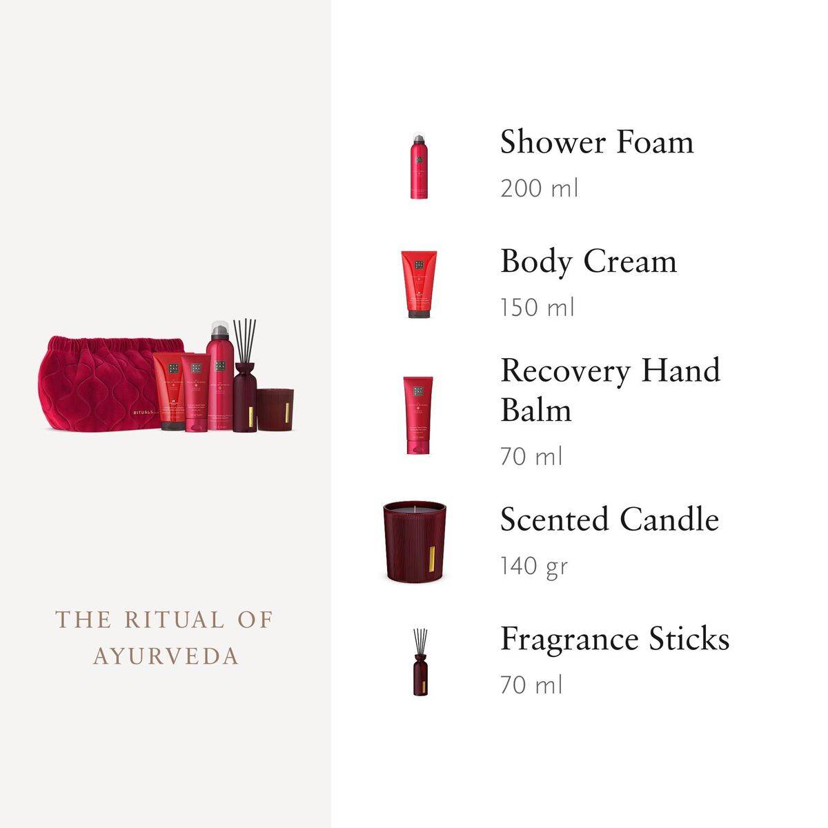 Loción Corporal Rituals THE RITUAL OF AYURVEDA 5 Piezas