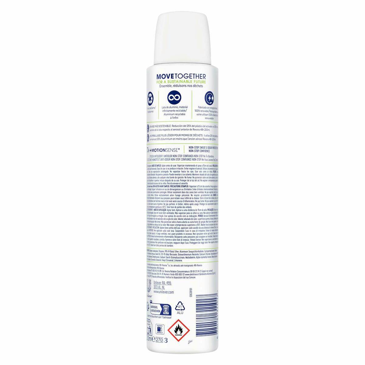 Desodorante en Spray Rexona Aloe Vera 200 ml