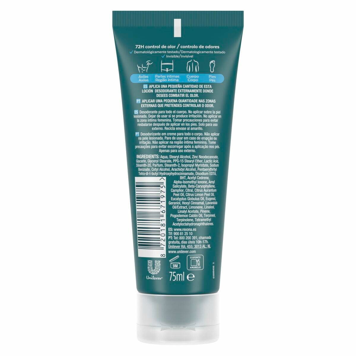 Desodorante en Crema Rexona 5743 75 ml