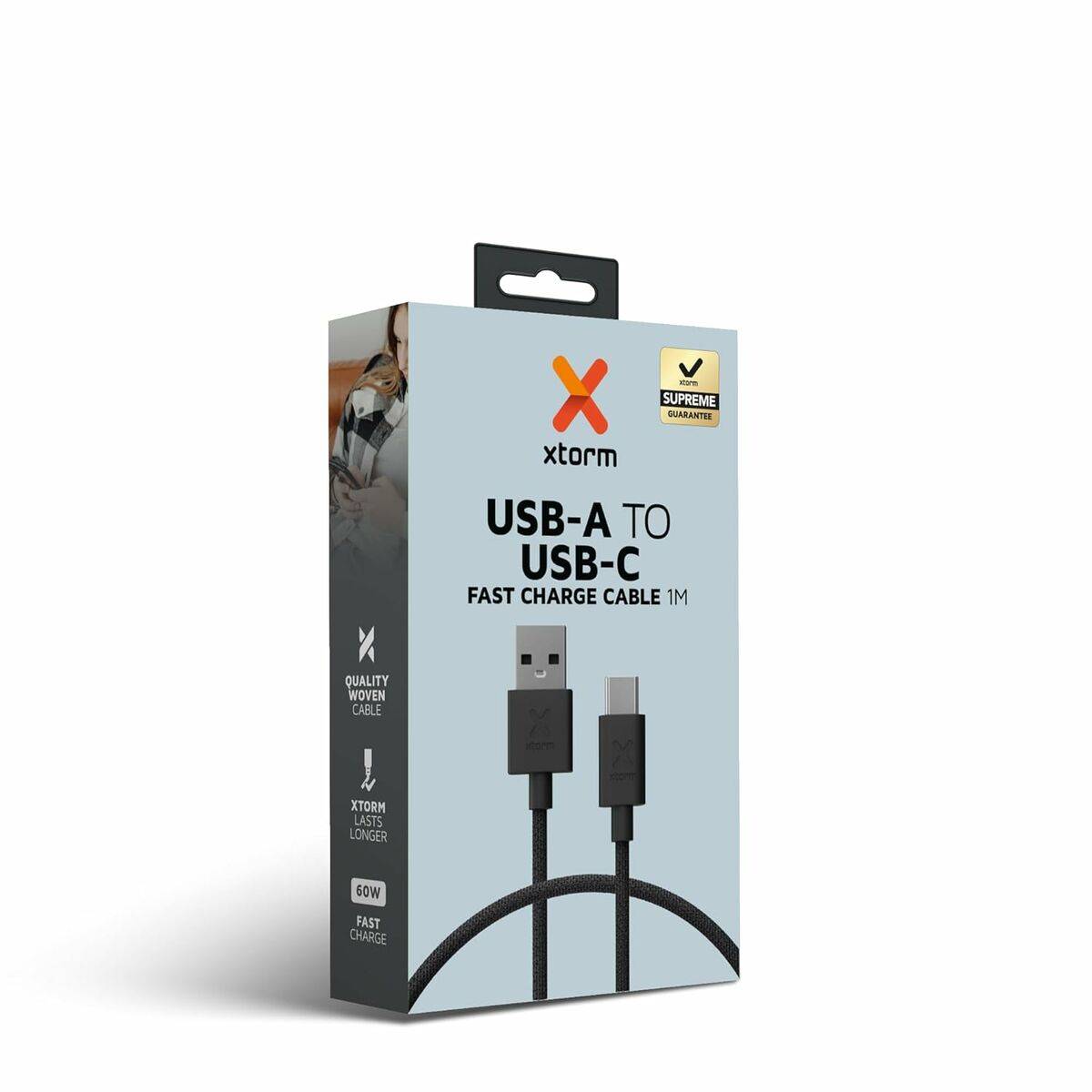 Cable USB Xtorm CXG2051 Negro