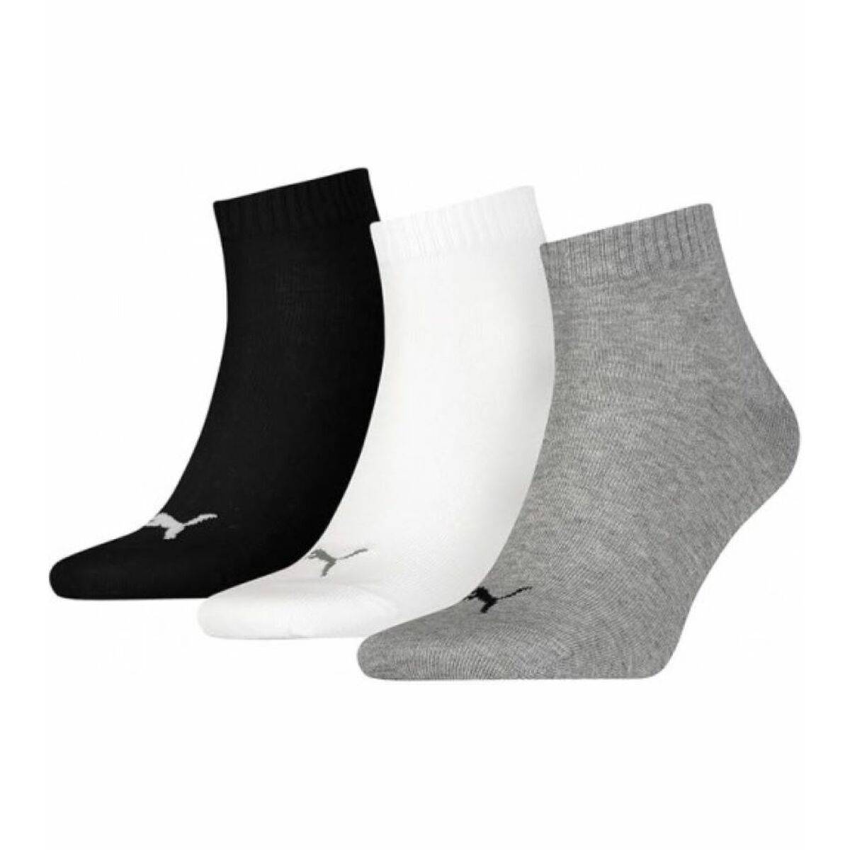 Calcetines Deportivos Puma QUARTER PLAIN 3P 701230337 882 Gris 3 pares