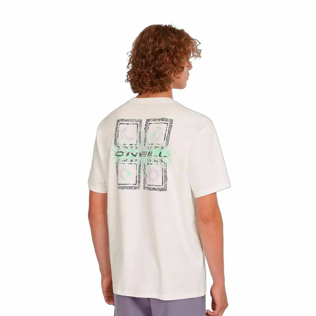 Camiseta de Manga Corta Hombre O'Neill Retro Blanco