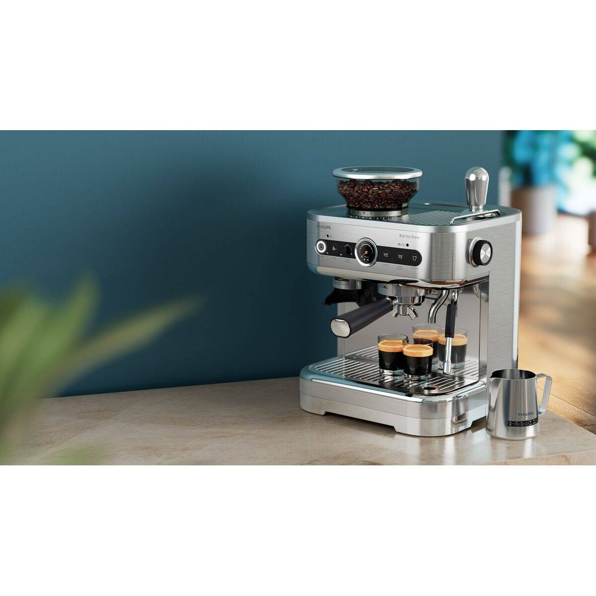 Cafetera Superautomática Philips PSA3218/01 Negro Acero 1350 W 15 bar 2,3 L