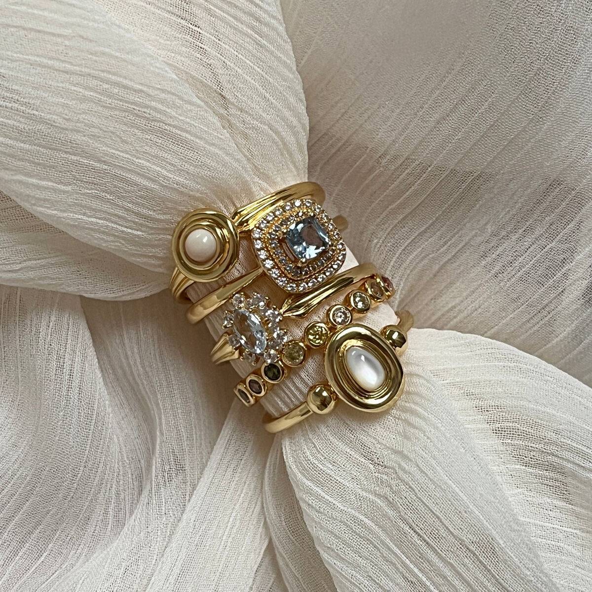 Anillo Mujer 24KAE 124146Y/56 Dorado 16