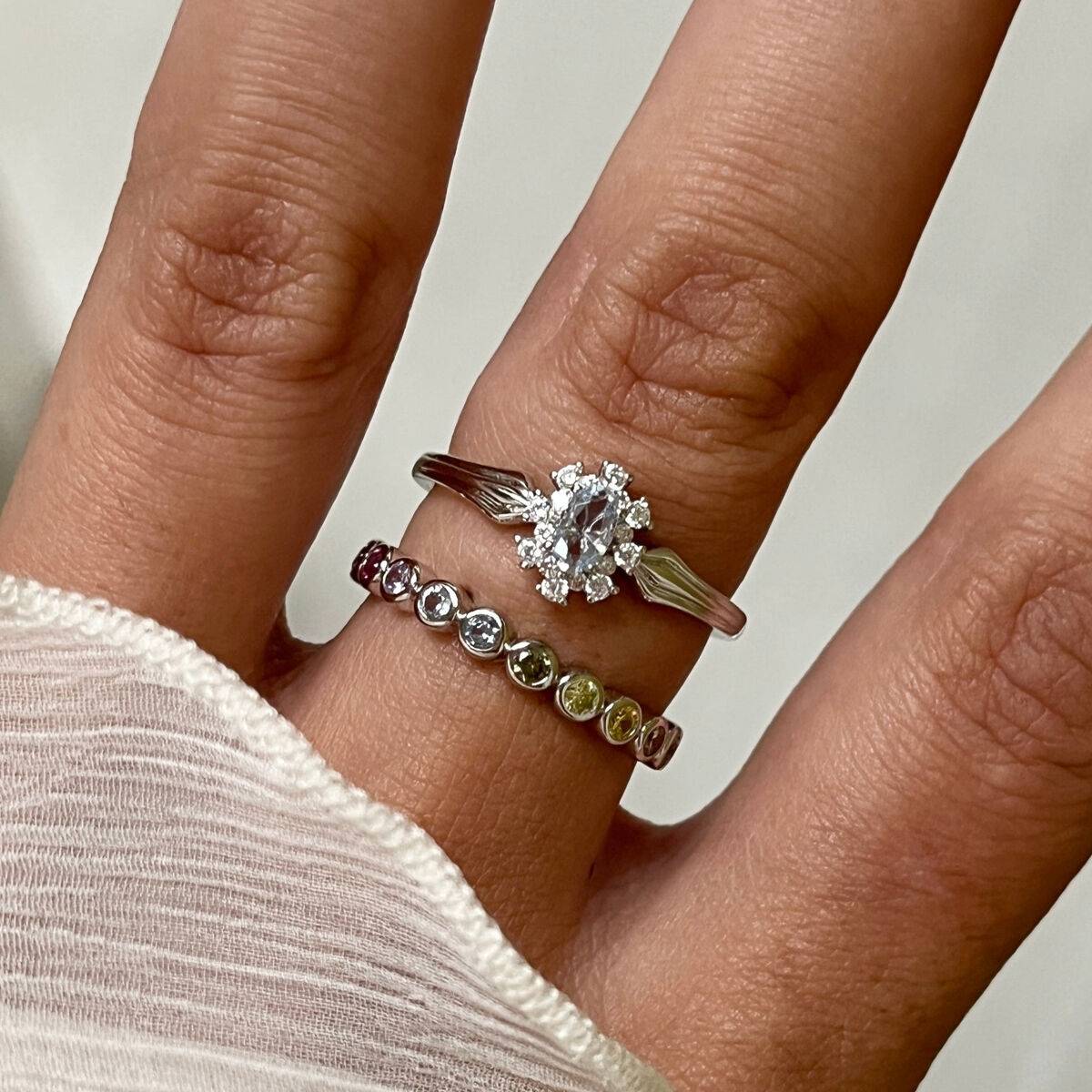 Anillo Mujer 24KAE 124152S/56 Plateado 16