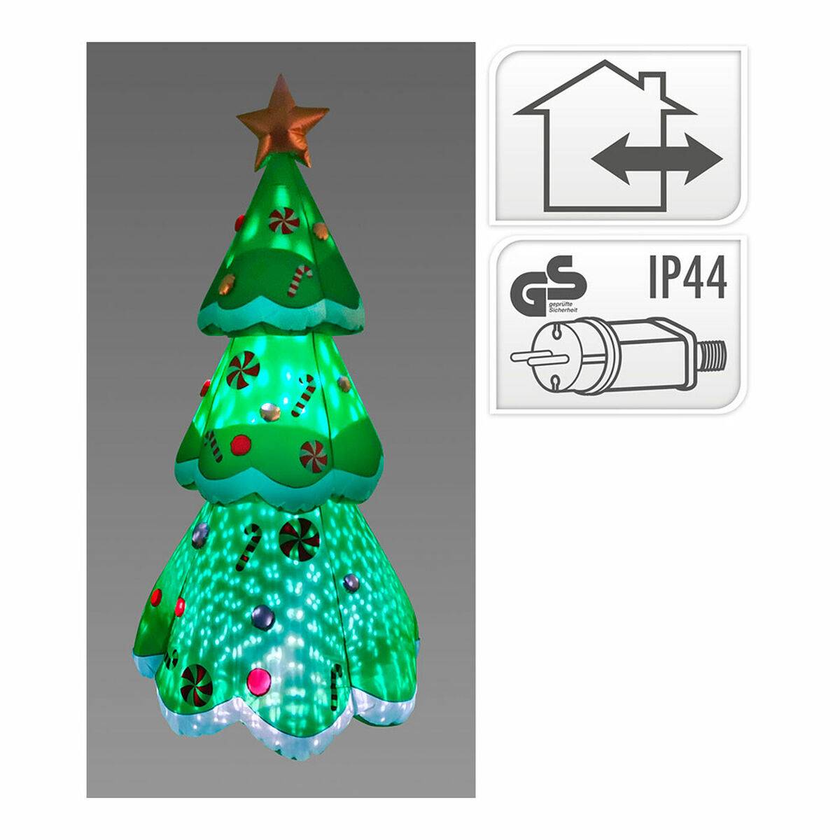 Árbol de Navidad BASIC & CO Poliéster Polipropileno 110 X 110 X 240 CM Hinchable