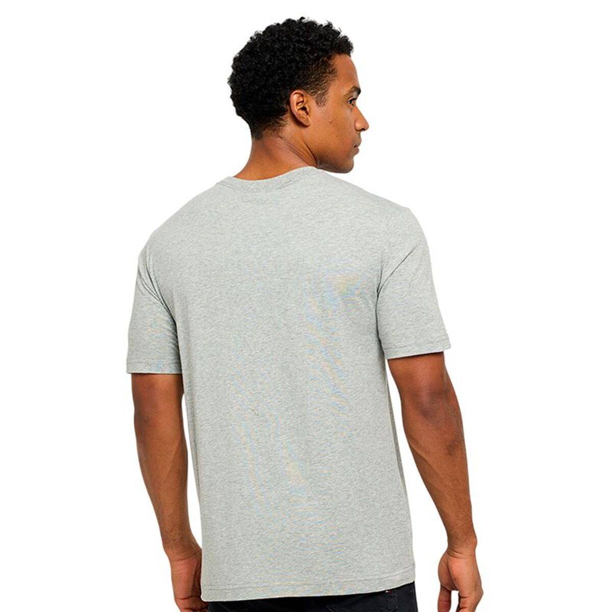 Camiseta de Manga Corta Hombre Calvin Klein Gris claro