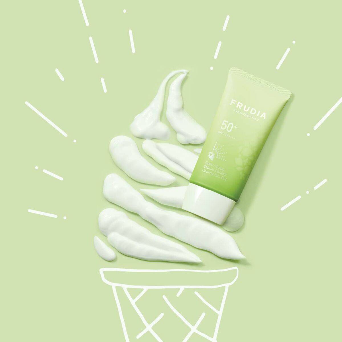 Protector Solar Facial Frudia Green Grape Spf 50+ 50 g