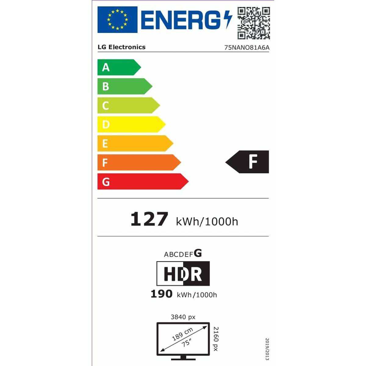 Smart TV LG 75NANO81A6A 75" 4K Ultra HD HDR D-LED NanoCell