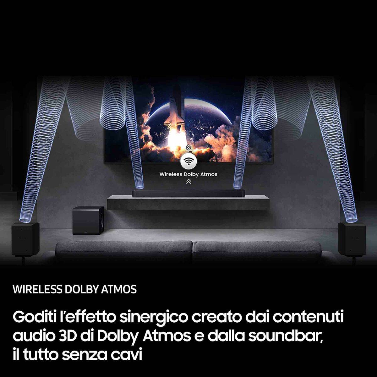 Barra de Sonido Samsung HW-Q930F/ZF Negro