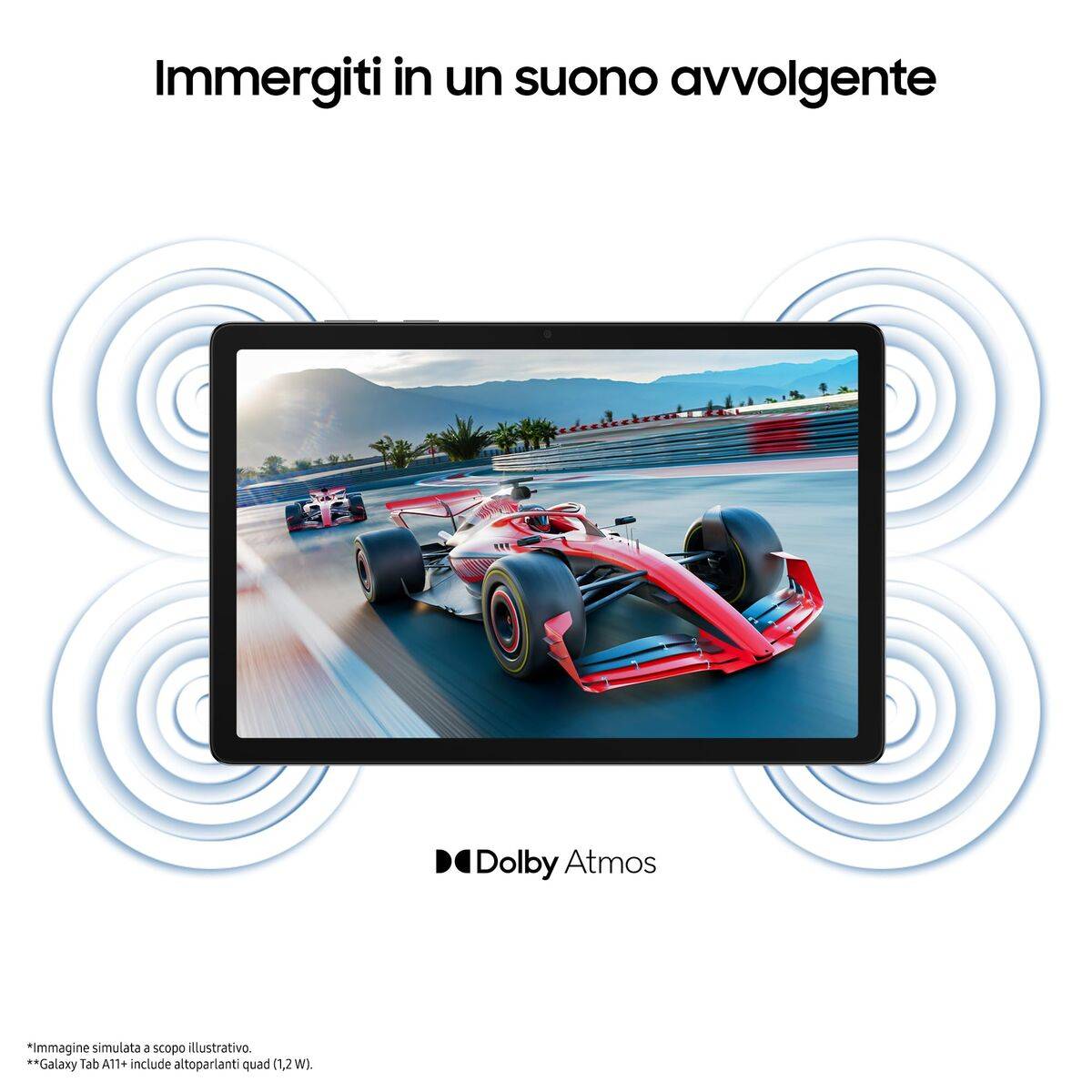 Tablet Samsung Galaxy Tab A11+ 11" Octa Core Mediatek Dimensity 7300x 6 GB RAM 128 GB Plateado