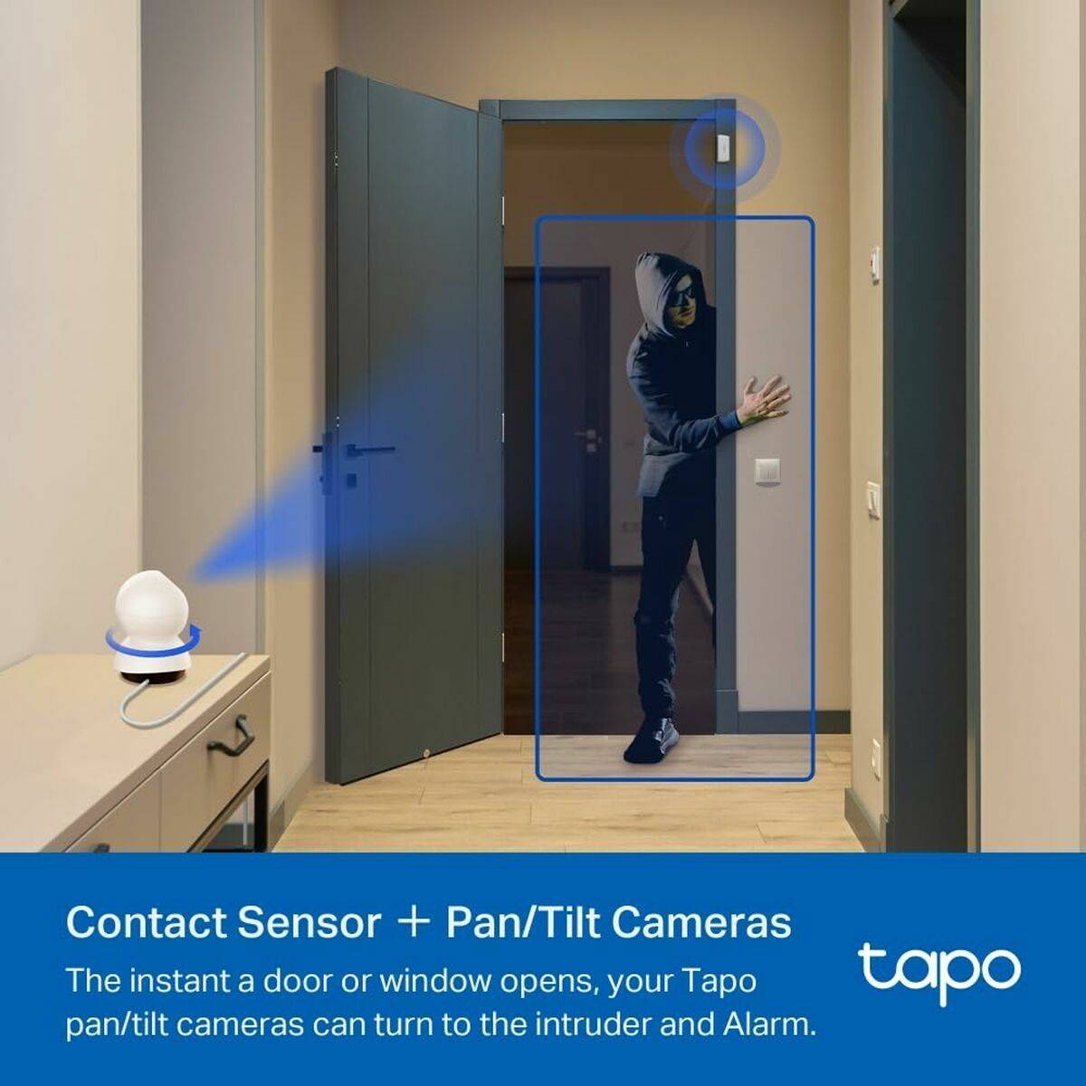 Sensor de Movimiento TP-Link TAPO T30 KIT Montaje en pared 4 Piezas