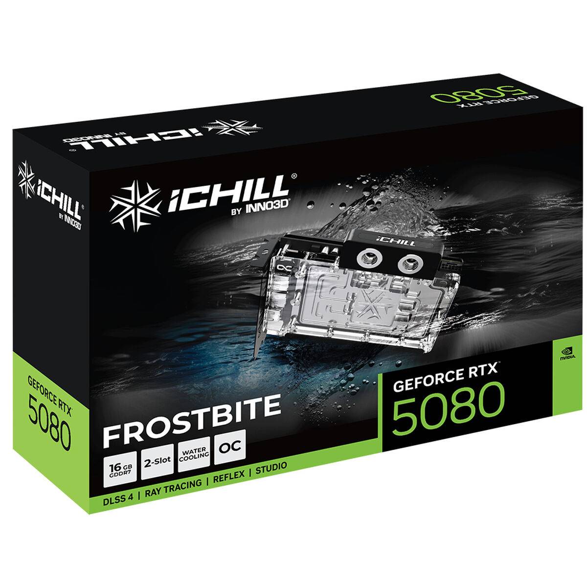 Tarjeta Gráfica INNO3D C50803-16D7X-1760FB GEFORCE RTX 5080 16 GB GDDR7