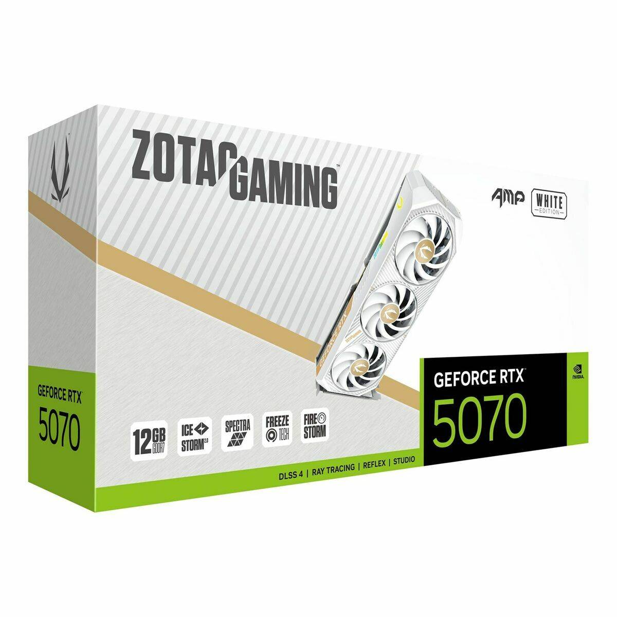 Tarjeta Gráfica Zotac ZT-B50700FQ-10P nvidia geforce rtx 5070 12 GB GDDR7
