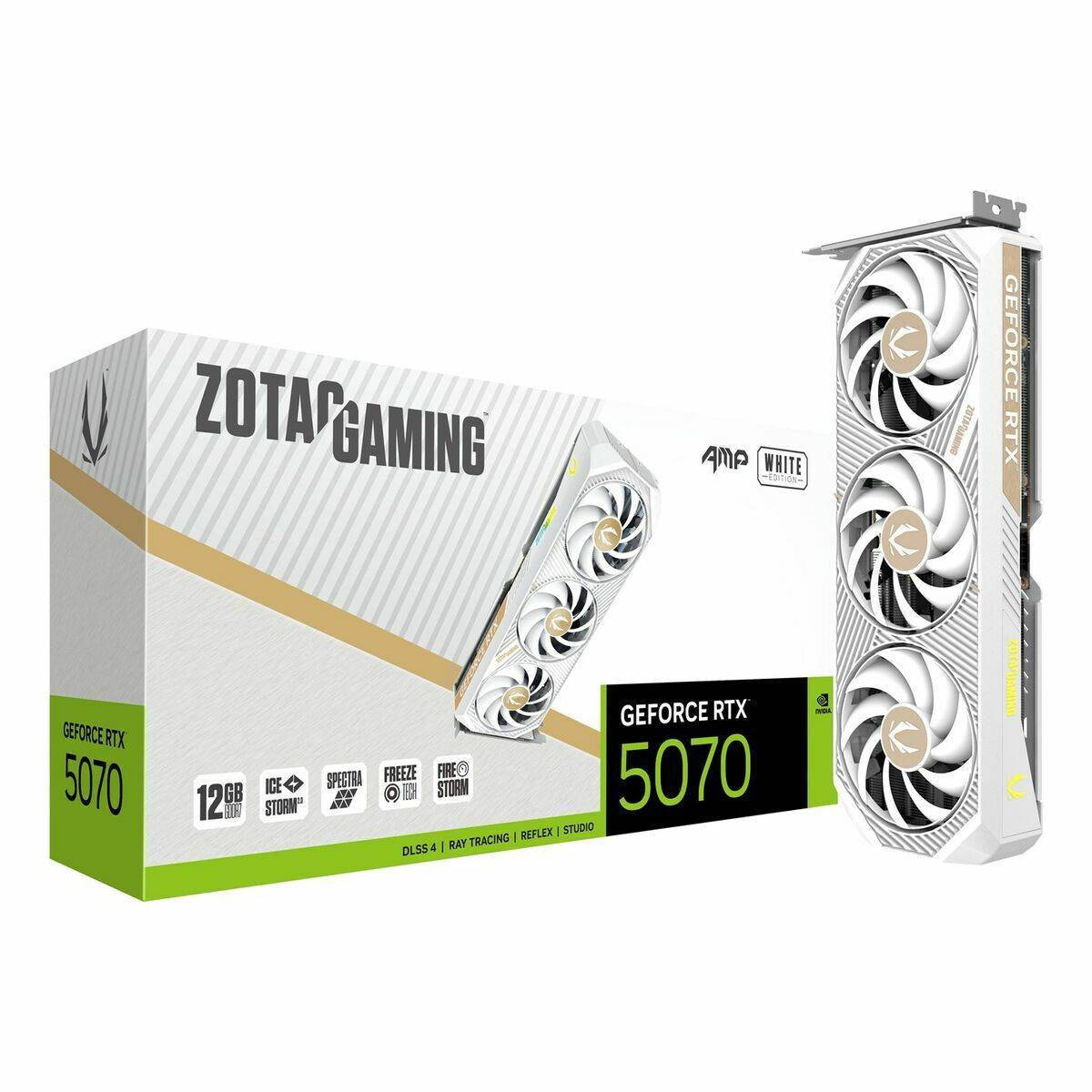 Tarjeta Gráfica Zotac ZT-B50700FQ-10P nvidia geforce rtx 5070 12 GB GDDR7