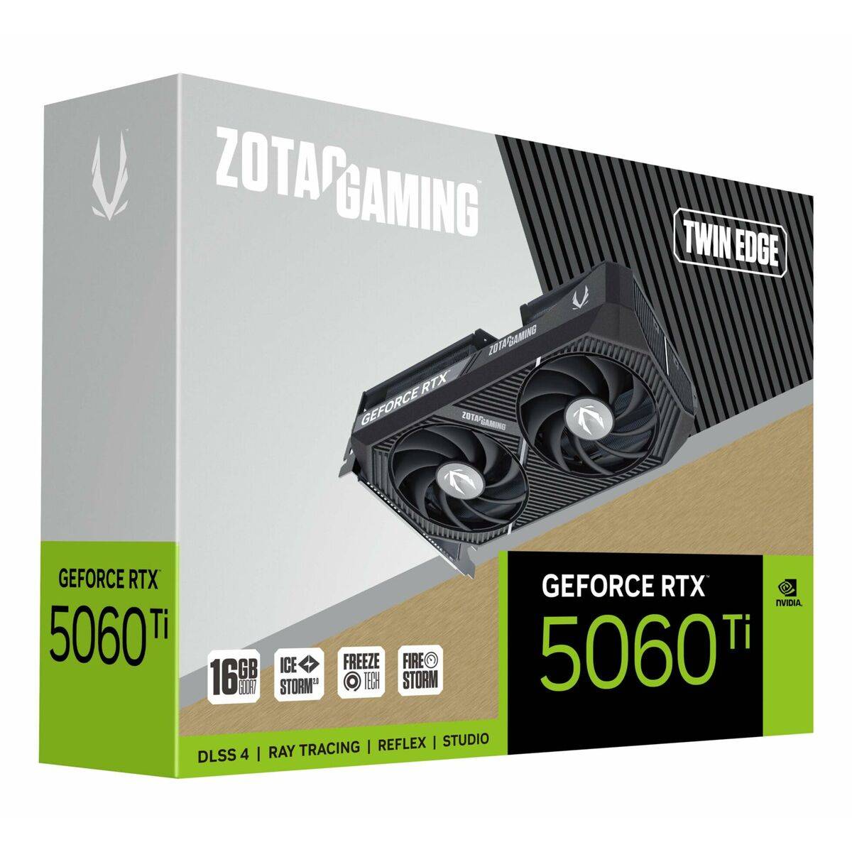 Tarjeta Gráfica Zotac ZT-B50620E-10M geforce rtx 5060 ti 16 GB GDDR7