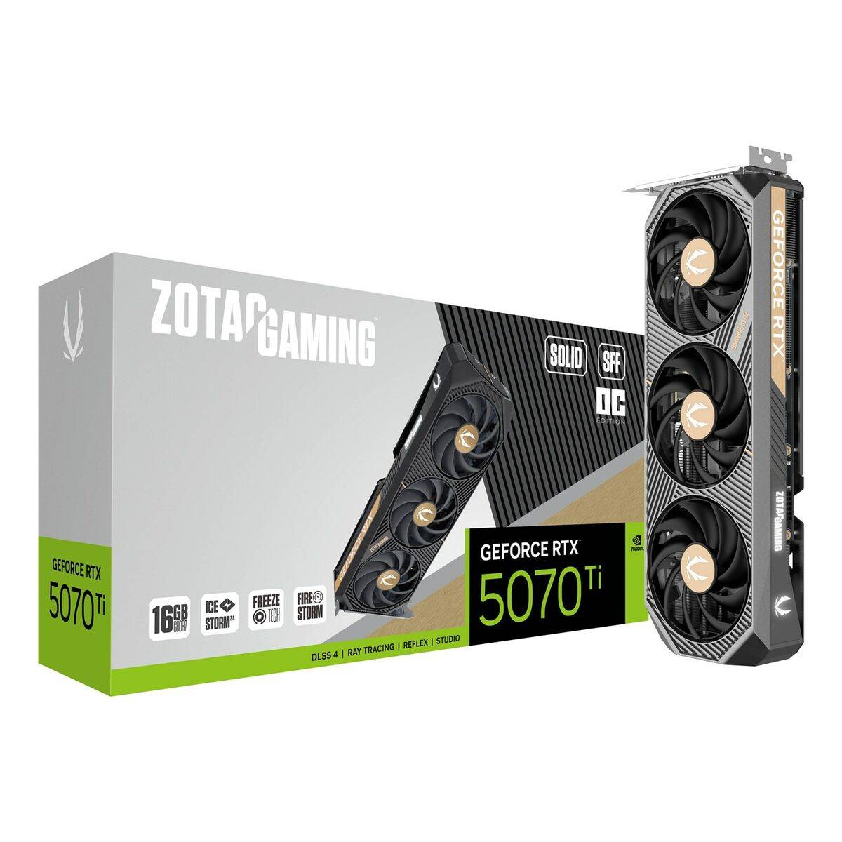 Tarjeta Gráfica Zotac ZT-B50710J3-10P nvidia geforce rtx 5070 ti 16 GB