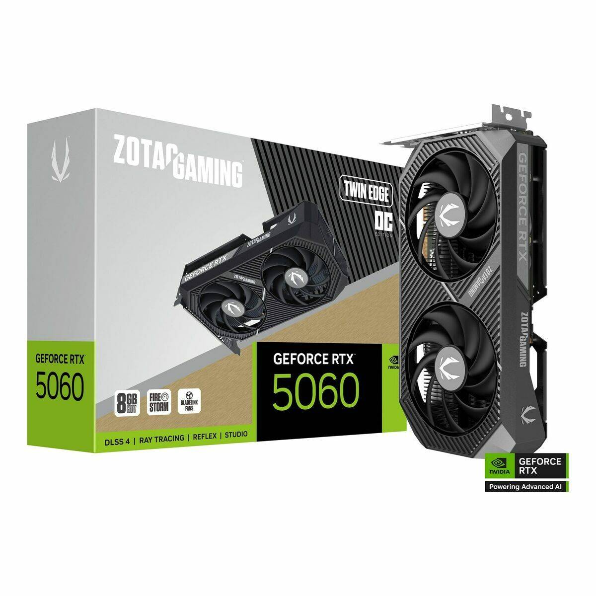 Tarjeta Gráfica Zotac ZT-B50600H-10M GEFORCE RTX 5060 8 GB GDDR7