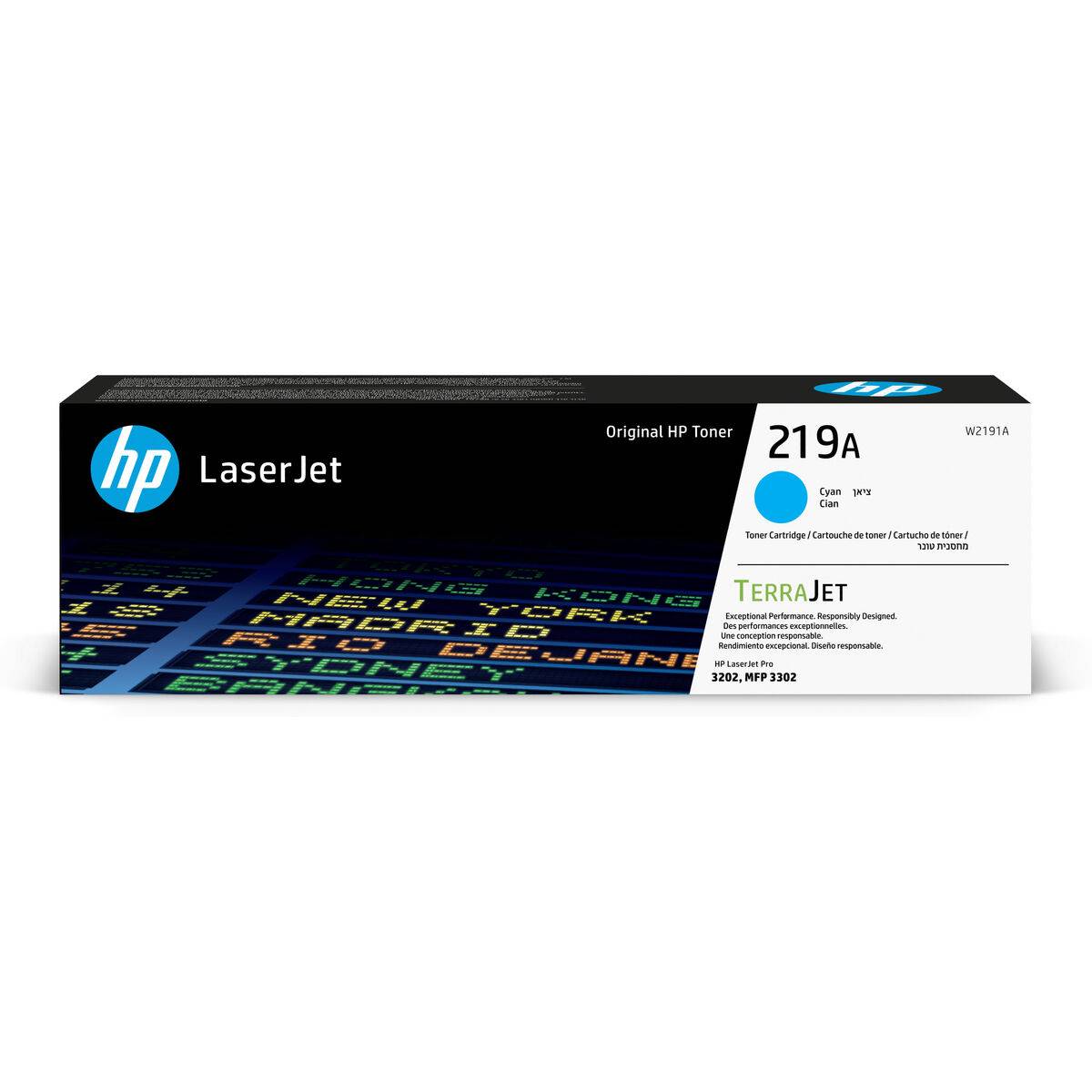 Tóner HP W2191A Cian