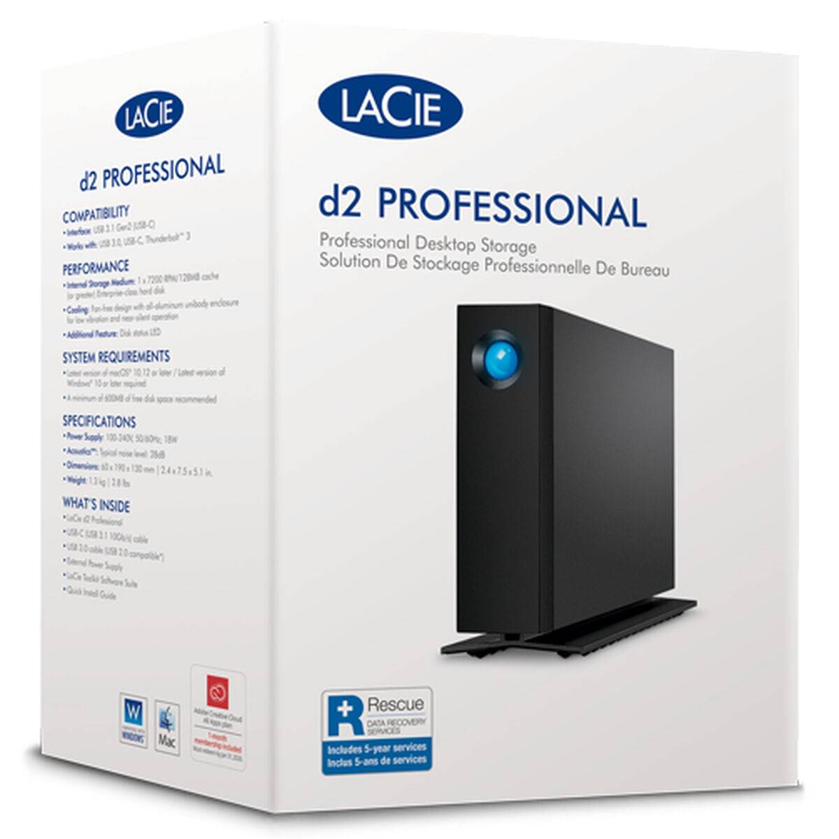 Disco Duro Externo LaCie STHA24000800 Negro 24 TB