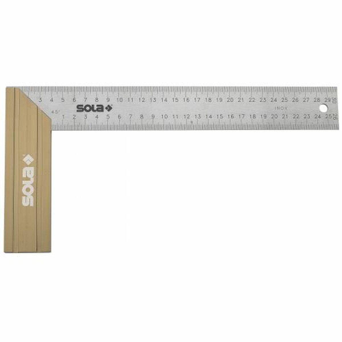 Escuadra de carpintero SOLA SRB 25 x 14,5 cm