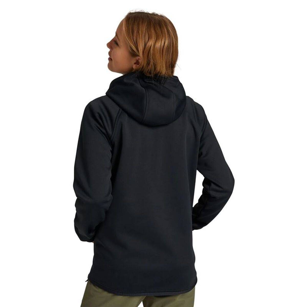 Sudadera con Capucha Hombre Burton Crown Weatherproof Pullover Fleece Negro