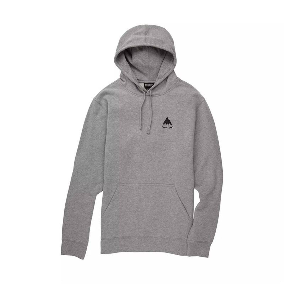 Sudadera con Capucha Hombre Burton Mountain Pullover Hoodie Gris claro