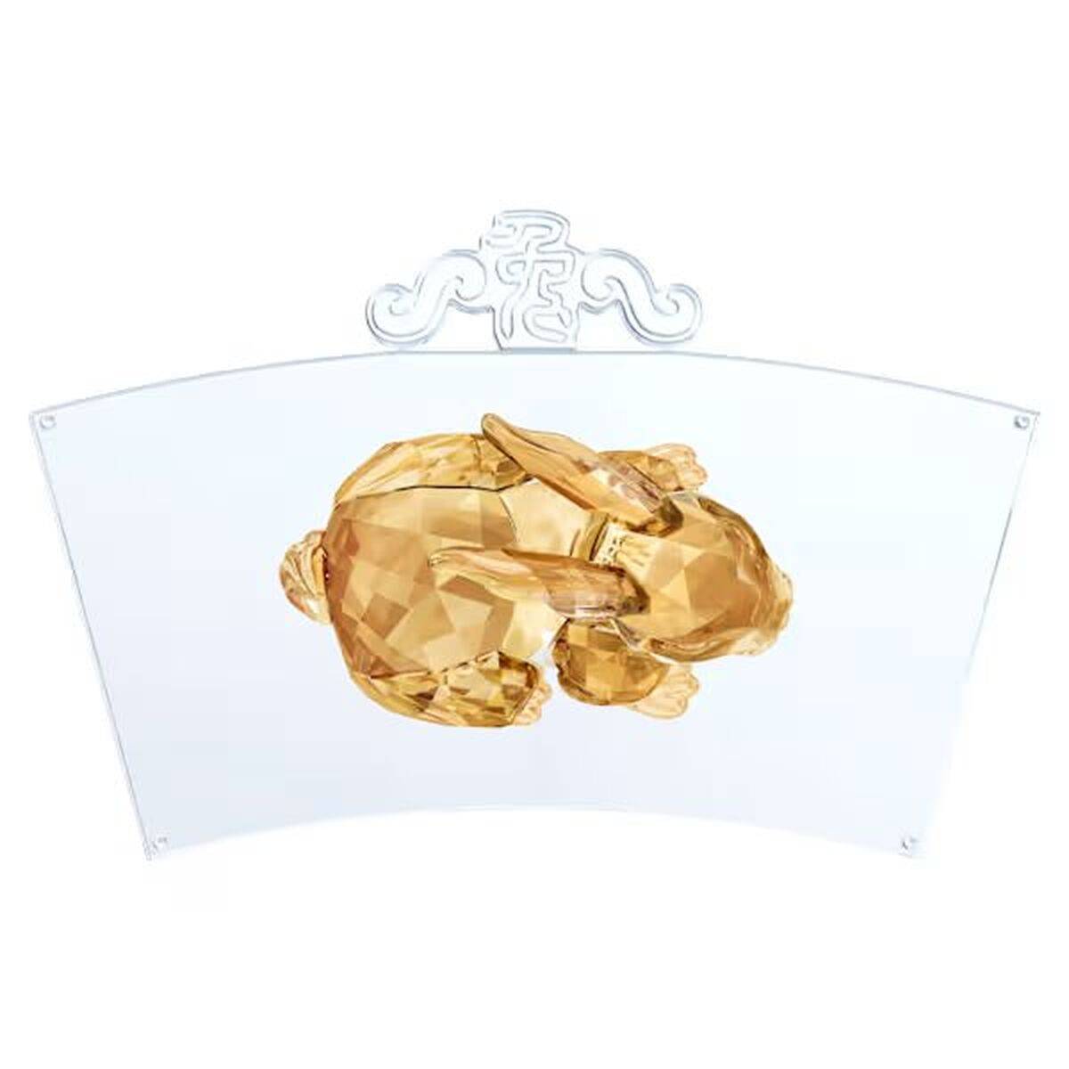 Figura Decorativa Swarovski Rabbit Dorado Conejo 13,6 x 8,3 x 8,8 cm
