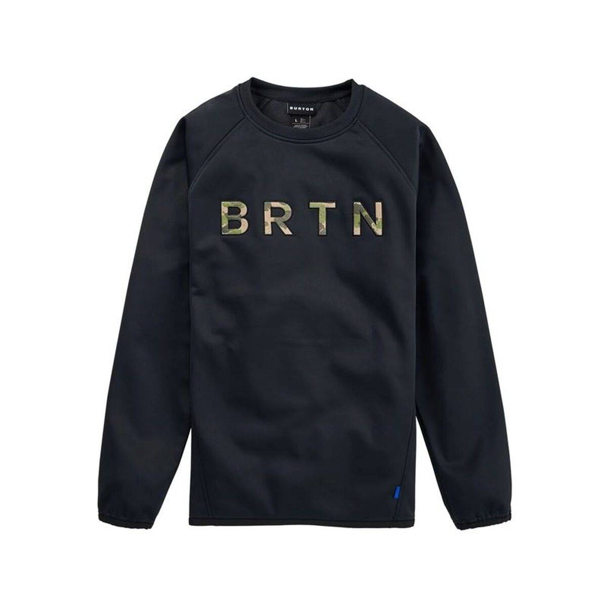Sudadera sin Capucha Hombre Burton Crown Weatherproof Pullover Crewneck Negro
