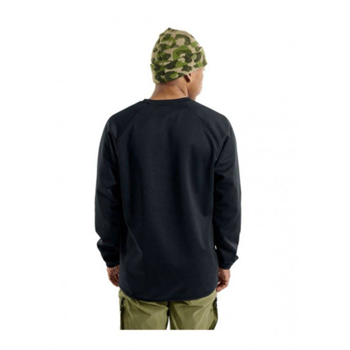 Sudadera sin Capucha Hombre Burton Crown Weatherproof Pullover Crewneck Negro