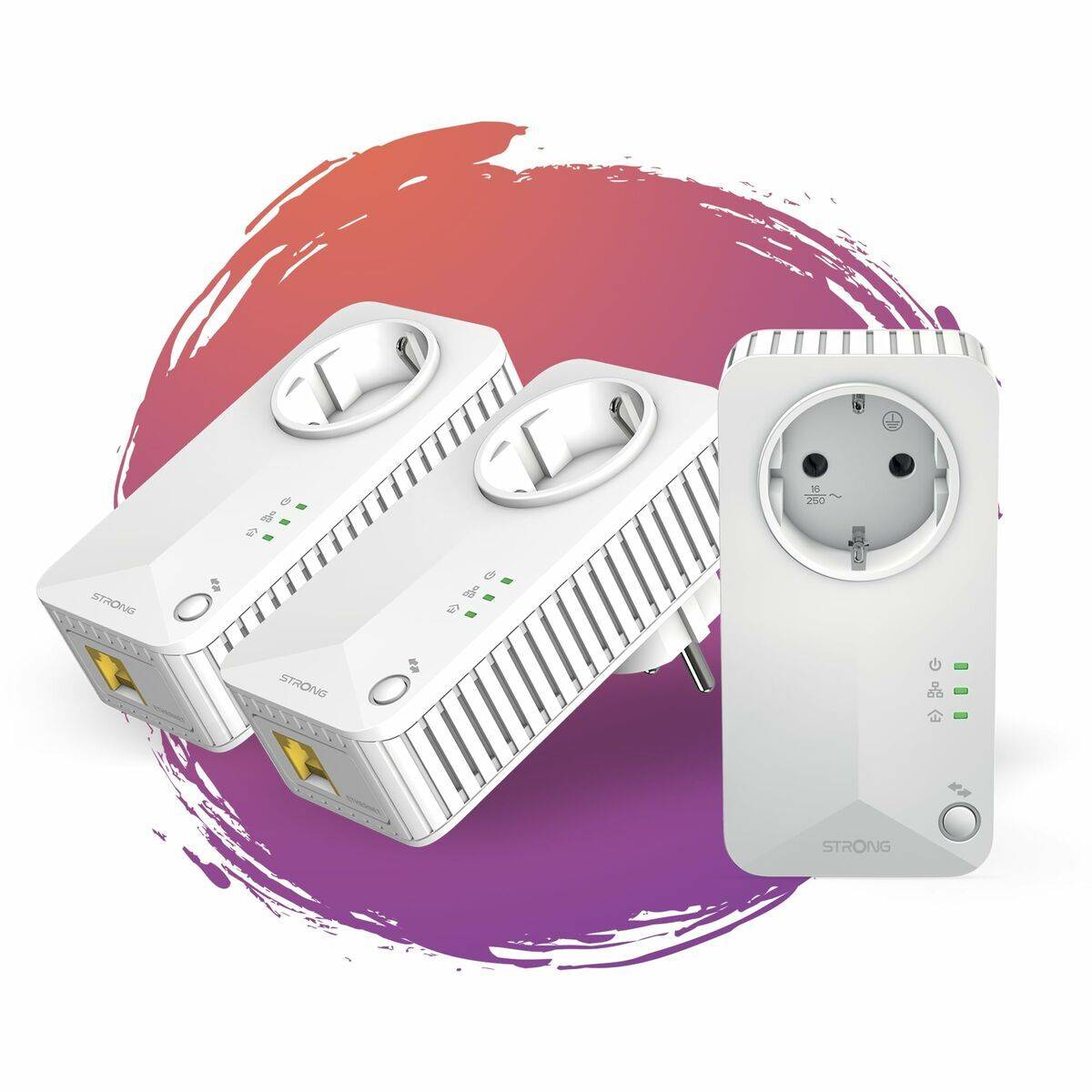 Adaptador PLC STRONG POWERLINE 600 TRIPLE PACK