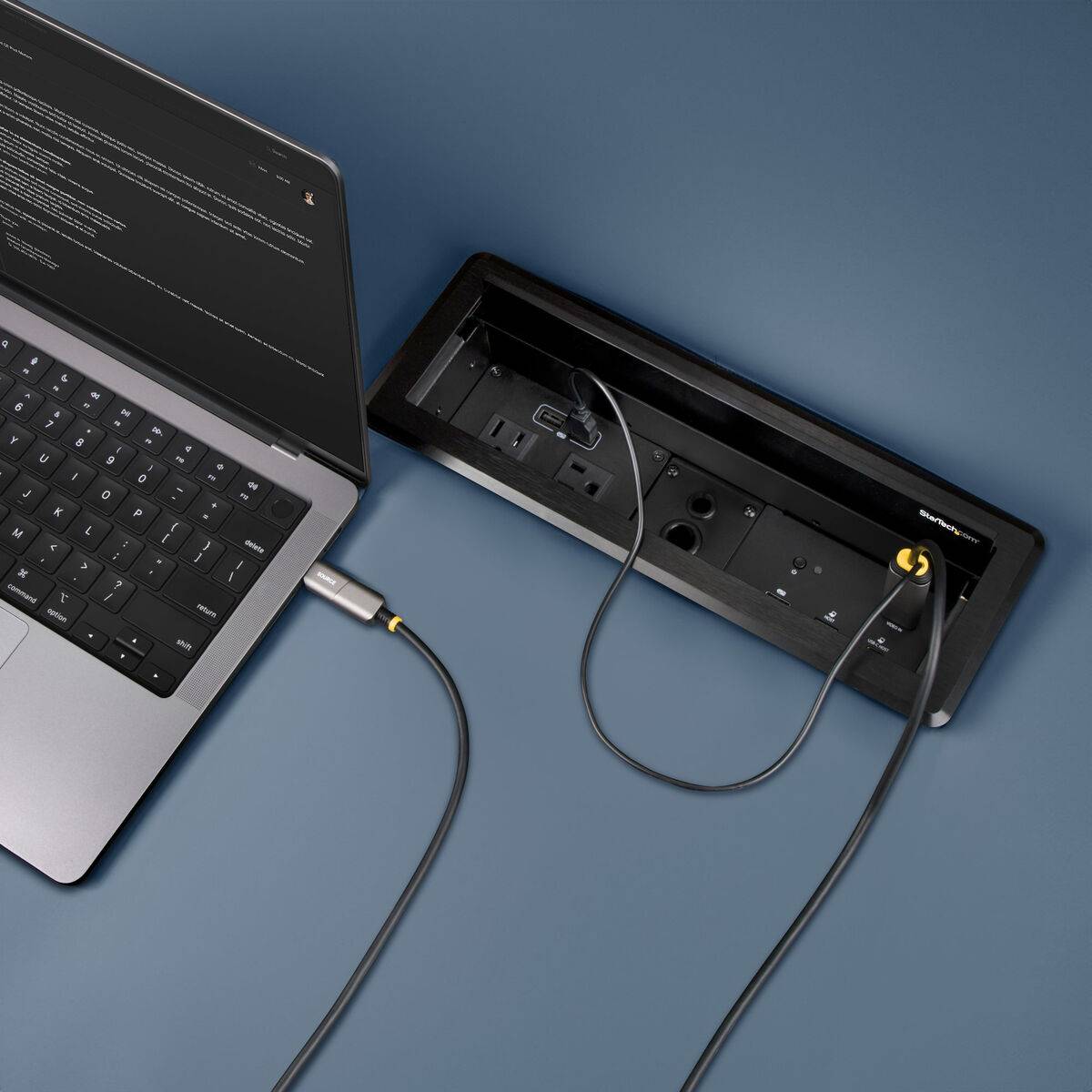 Cable USB Startech 145B-USBC-HDMI4K-AOC Negro